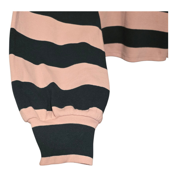 Tuckernuck Warren Rugby Shirt Womens Plus Size XXL Green Pink Stripe Preppy NWT - Picture 9 of 12